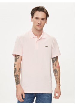 Lacoste Polo DH0783 Różowy Regular Fit ze sklepu MODIVO w kategorii T-shirty męskie - zdjęcie 170543805