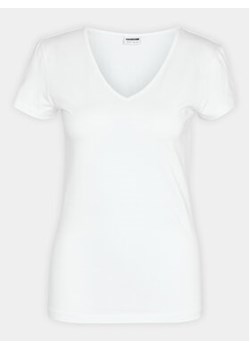 Noisy May T-Shirt Katinka 27028797 Biały Tight Fit ze sklepu MODIVO w kategorii Bluzki damskie - zdjęcie 170543838