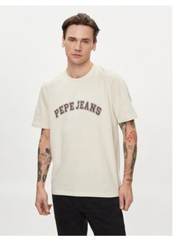 Pepe Jeans T-Shirt Clement PM509220 Beżowy Regular Fit ze sklepu MODIVO w kategorii T-shirty męskie - zdjęcie 170544059