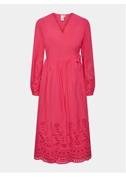 YAS Sukienka codzienna Luma 26032685 Różowy Regular Fit ze sklepu MODIVO w kategorii Sukienki - zdjęcie 170544126