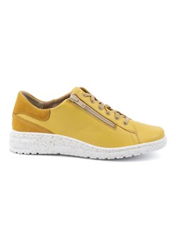 Półbuty damskie sneakersy skórzane 0720W żółte ze sklepu butyolivier w kategorii Półbuty damskie - zdjęcie 170546268