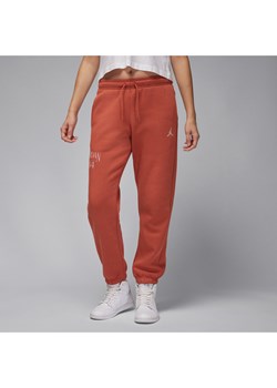 Spodnie damskie Jordan Brooklyn Fleece - Różowy ze sklepu Nike poland w kategorii Spodnie damskie - zdjęcie 170550157