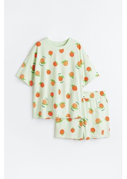 H & M - Dżersejowa piżama - Zielony ze sklepu H&M w kategorii Piżamy damskie - zdjęcie 170550527