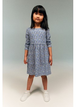 H & M - Dżersejowa sukienka z bawełny - Beżowy ze sklepu H&M w kategorii Sukienki dziewczęce - zdjęcie 170550545