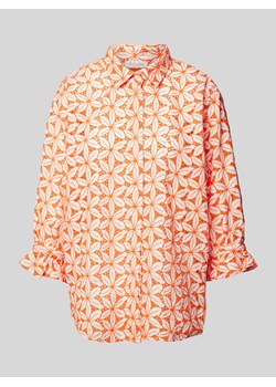 Bluzka we wzory na całej powierzchni ze sklepu Peek&Cloppenburg  w kategorii Koszule damskie - zdjęcie 170550568