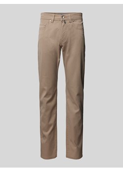Chinosy o kroju tapered fit z 5 kieszeniami model ‘Lyon’ ze sklepu Peek&Cloppenburg  w kategorii Spodnie męskie - zdjęcie 170550635