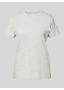 T-shirt z efektem melanżu i okrągłym dekoltem ze sklepu Peek&Cloppenburg  w kategorii Bluzki damskie - zdjęcie 170551117