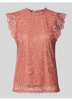 Top z obszyciem koronką model ‘COLLINE’ ze sklepu Peek&Cloppenburg  w kategorii Bluzki damskie - zdjęcie 170551158
