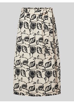 Spódnica midi ze wzorem na całej powierzchni ze sklepu Peek&Cloppenburg  w kategorii Spódnice - zdjęcie 170551248