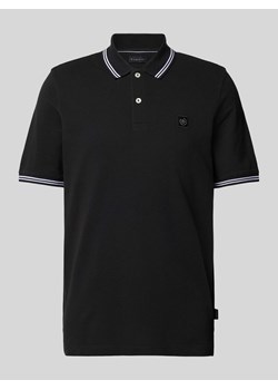 Koszulka polo z obszyciem w kontrastowym kolorze ze sklepu Peek&Cloppenburg  w kategorii T-shirty męskie - zdjęcie 170551249