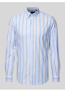 Koszula casualowa o kroju slim fit z kołnierzykiem typu button down ze sklepu Peek&Cloppenburg  w kategorii Koszule męskie - zdjęcie 170551328