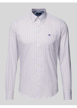 Koszula casualowa o kroju slim fit we wzory na całej powierzchni ze sklepu Peek&Cloppenburg  w kategorii Koszule męskie - zdjęcie 170551417