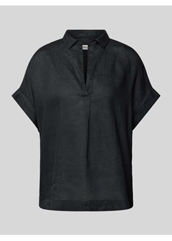 Bluzka lniana z dekoltem w serek model ‘Derry’ ze sklepu Peek&Cloppenburg  w kategorii Bluzki damskie - zdjęcie 170551527