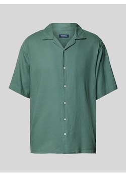 Koszula casualowa o kroju tailored fit z kołnierzem z połami ze sklepu Peek&Cloppenburg  w kategorii Koszule męskie - zdjęcie 170551588