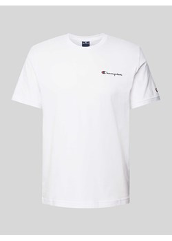 T-shirt z nadrukiem i naszywką z logo ze sklepu Peek&Cloppenburg  w kategorii T-shirty męskie - zdjęcie 170551598