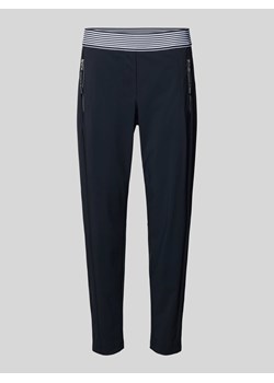 Spodnie o skróconym kroju model ‘Ribbon’ ze sklepu Peek&Cloppenburg  w kategorii Spodnie damskie - zdjęcie 170551717