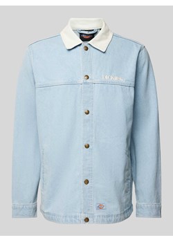 Kurtka jeansowa z wyhaftowanym logo model ‘HERNDON’ ze sklepu Peek&Cloppenburg  w kategorii Kurtki męskie - zdjęcie 170551859