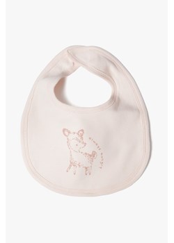 Śliniak dla niemowlaka z miękkim nadrukiem - różowy ze sklepu 5.10.15 w kategorii Śliniaki - zdjęcie 170552709