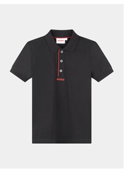 Hugo Polo G00015 D Czarny Regular Fit ze sklepu MODIVO w kategorii T-shirty chłopięce - zdjęcie 170553867