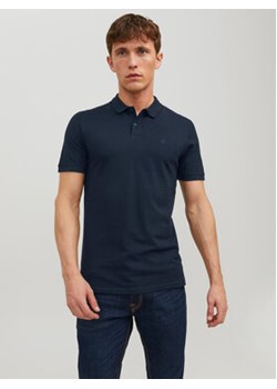 Jack&Jones Polo Basic 12136516 Granatowy Slim Fit ze sklepu MODIVO w kategorii T-shirty męskie - zdjęcie 170553947