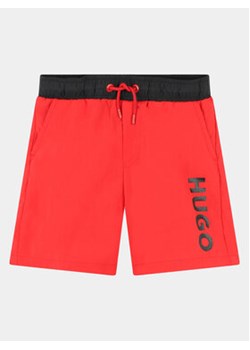 Hugo Szorty kąpielowe G00002 S Czerwony Regular Fit ze sklepu MODIVO w kategorii Kąpielówki chłopięce - zdjęcie 170554009