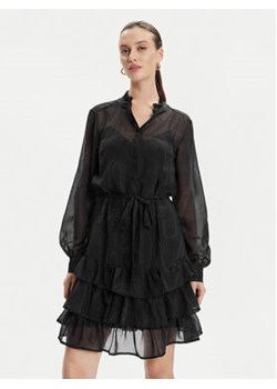 Silvian Heach Sukienka koszulowa PGA22335VE Czarny Regular Fit ze sklepu MODIVO w kategorii Sukienki - zdjęcie 170554045