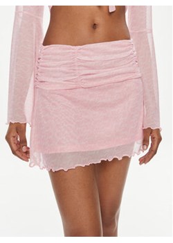 Juicy Couture Spódnica mini JCWGS23327 Różowy Slim Fit ze sklepu MODIVO w kategorii Spódnice - zdjęcie 170554095
