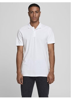 Jack&Jones Polo Basic 12136516 Biały Slim Fit ze sklepu MODIVO w kategorii T-shirty męskie - zdjęcie 170554249