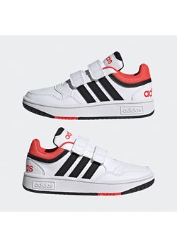 adidas Sneakersy &quot;Hoops 3&quot; w kolorze czarno-biało-czerwonym ze sklepu Limango Polska w kategorii Buty sportowe dziecięce - zdjęcie 170555495