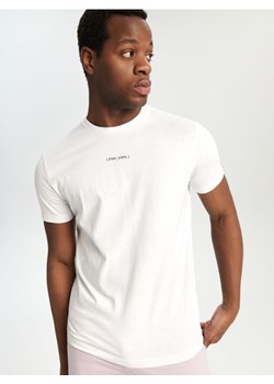 Sinsay - Koszulka z nadrukiem - biały ze sklepu Sinsay w kategorii T-shirty męskie - zdjęcie 170555779