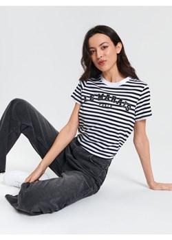 Sinsay - Koszulka w paski - wielobarwny ze sklepu Sinsay w kategorii Bluzki damskie - zdjęcie 170555786