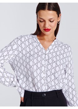 Sinsay - Koszula z wiskozy - biały ze sklepu Sinsay w kategorii Koszule damskie - zdjęcie 170555795