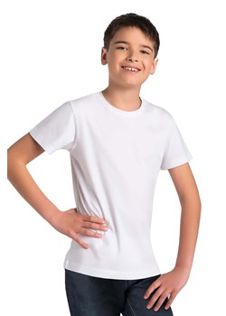 Biały t-shirt bawełniany slim chłopięcy Tup Tup ze sklepu 5.10.15 w kategorii T-shirty chłopięce - zdjęcie 170556055