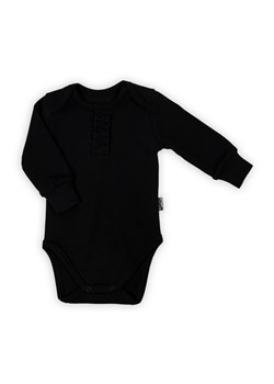 Body bawełniane niemowlęce z długim rękawem czarne ze sklepu 5.10.15 w kategorii Body niemowlęce - zdjęcie 170556228
