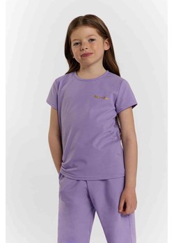 T-shirt lila dla dziewczynki z napisem Tup Tup ze sklepu 5.10.15 w kategorii Bluzki dziewczęce - zdjęcie 170556239
