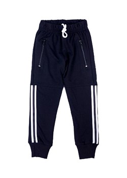 Spodnie dresowe chłopięce czarne Tup Tup z paskami ze sklepu 5.10.15 w kategorii Spodnie chłopięce - zdjęcie 170556356
