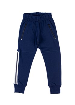 Spodnie dresowe chłopięce granatowe Tup Tup z paskami ze sklepu 5.10.15 w kategorii Spodnie chłopięce - zdjęcie 170556365