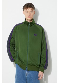 Needles bluza Track Jacket męska kolor zielony z aplikacją NS244 ze sklepu PRM w kategorii Bluzy męskie - zdjęcie 170560135