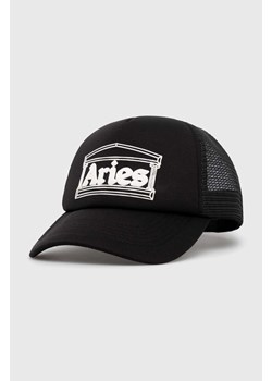 Aries czapka z daszkiem Temple Trucker Cap kolor czarny z aplikacją SUAR90003 ze sklepu PRM w kategorii Czapki z daszkiem damskie - zdjęcie 170560205