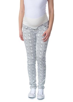 Spodnie damskie, ciążowe, slim, białe, Bellybutton ze sklepu 5.10.15 w kategorii Spodnie ciążowe - zdjęcie 170560457
