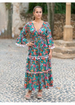 Isla Bonita by SIGRIS Sukienka w kolorze morskim ze wzorem ze sklepu Limango Polska w kategorii Sukienki - zdjęcie 170560709