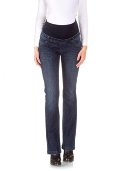 Spodnie jeansowe damskie, ciążowe, bootcut, granatowe, Bellybutton ze sklepu 5.10.15 w kategorii Spodnie ciążowe - zdjęcie 170564155
