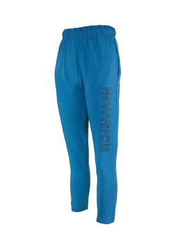 Spodnie dresowe dla chłopca niebieskie z aplikacją INVASION Tup Tup ze sklepu 5.10.15 w kategorii Spodnie chłopięce - zdjęcie 170564166