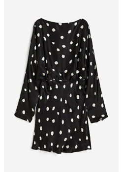 H & M - Sukienka z wiązaniem z tyłu - Czarny ze sklepu H&M w kategorii Sukienki - zdjęcie 170568669