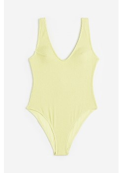 H & M - Kostium kąpielowy High Leg - Żółty ze sklepu H&M w kategorii Stroje kąpielowe - zdjęcie 170568706