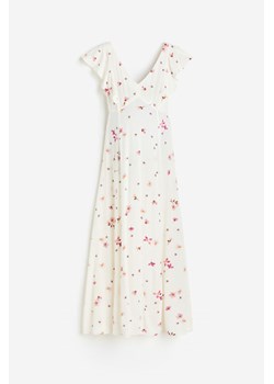 H & M - MAMA Sukienka z falbanami - Biały ze sklepu H&M w kategorii Sukienki ciążowe - zdjęcie 170568715