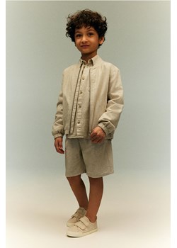 H & M - Szorty z domieszką lnu - Biały ze sklepu H&M w kategorii Spodenki chłopięce - zdjęcie 170568786