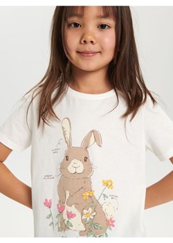 Sinsay - Koszulka z nadrukiem - biały ze sklepu Sinsay w kategorii Bluzki dziewczęce - zdjęcie 170570077