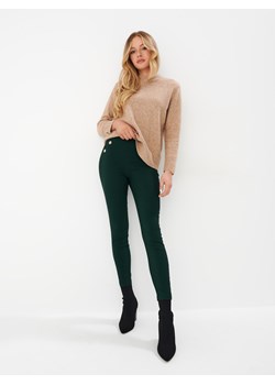 Mohito - Zielone spodnie skinny - ciemny zielony ze sklepu Mohito w kategorii Spodnie damskie - zdjęcie 170572517