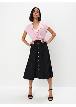 Mohito - Plisowana spódnica midi - czarny ze sklepu Mohito w kategorii Spódnice - zdjęcie 170572655